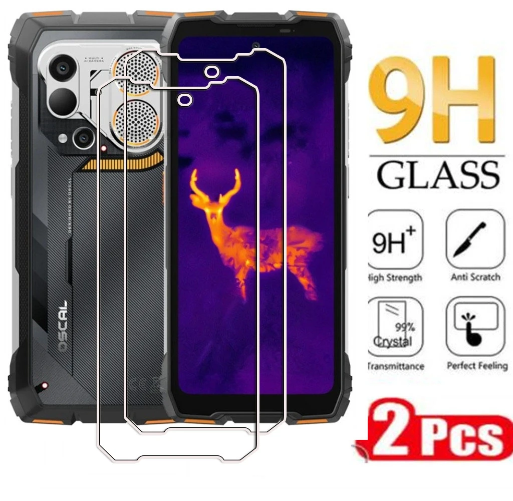 

2PCS 9H HD Tempered Glass For Blackview Oscal Pilot 6 OscalPilot6 Pilot6 Rock 3 Rock3 Screen Protective Protector Film
