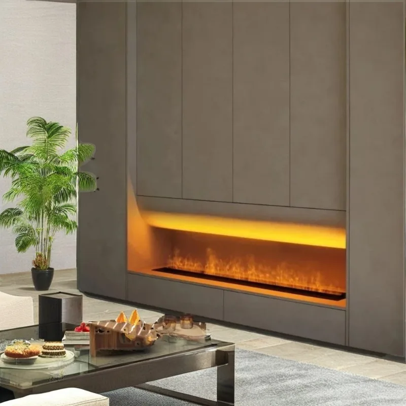 Hot Sale 3D Modern Electric Fireplace With Remote Control Insert For Apartment Use