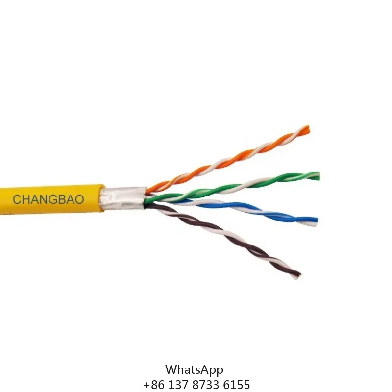Changbao High Quality 305m F Luke Test LAN CABLE Ftp Network Cable Manufacturer 1000ft Computer Cable