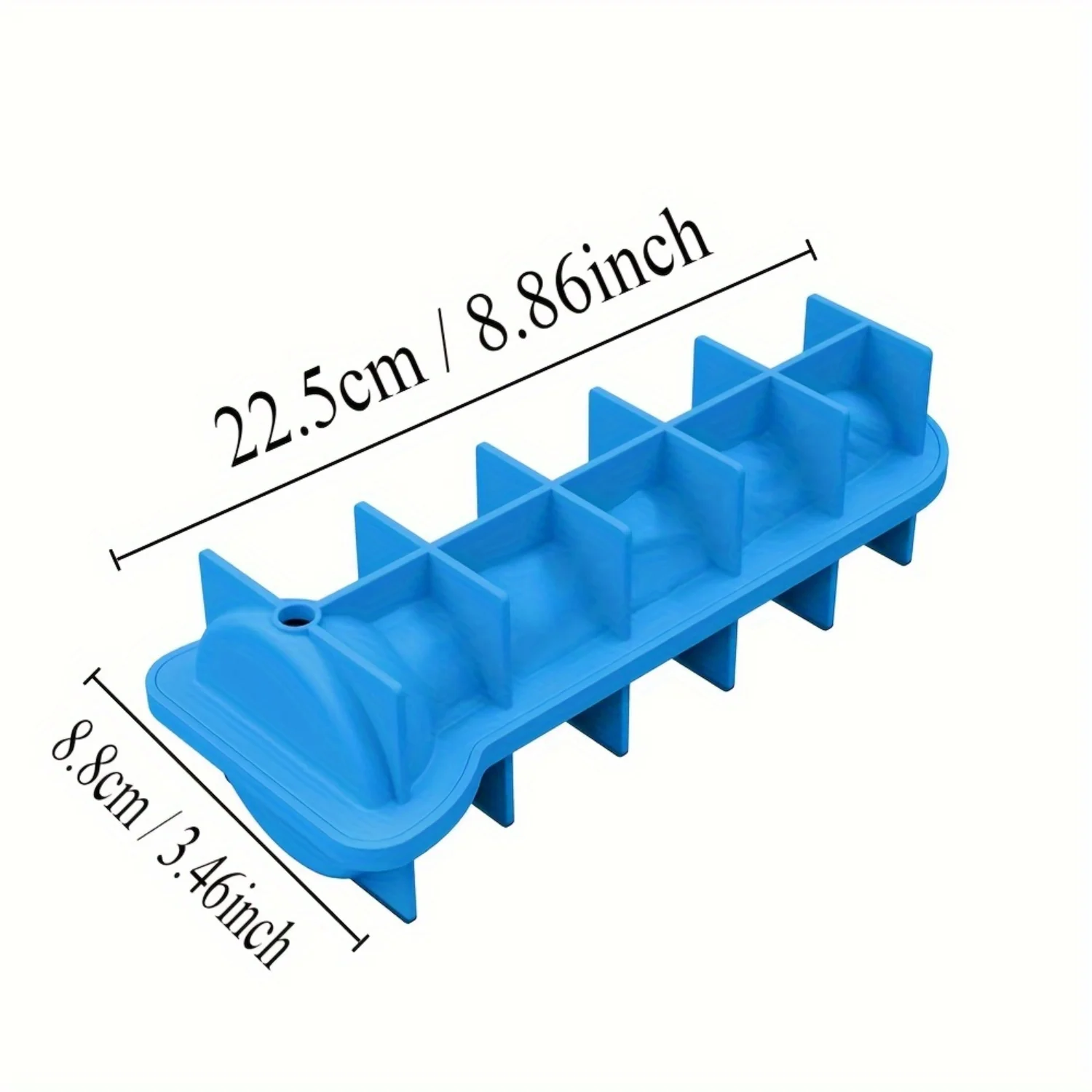 Silicone Ice Cube Mold Tray - Creative Gag Gift Novelty Whiskey Ice Maker - Large Easy Release Ice Block Mold with Lid for and