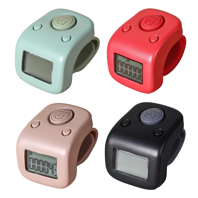 

6Digital Mini Counters Electronic Finger Ring Hand Tally Counter for Prayer Dropship