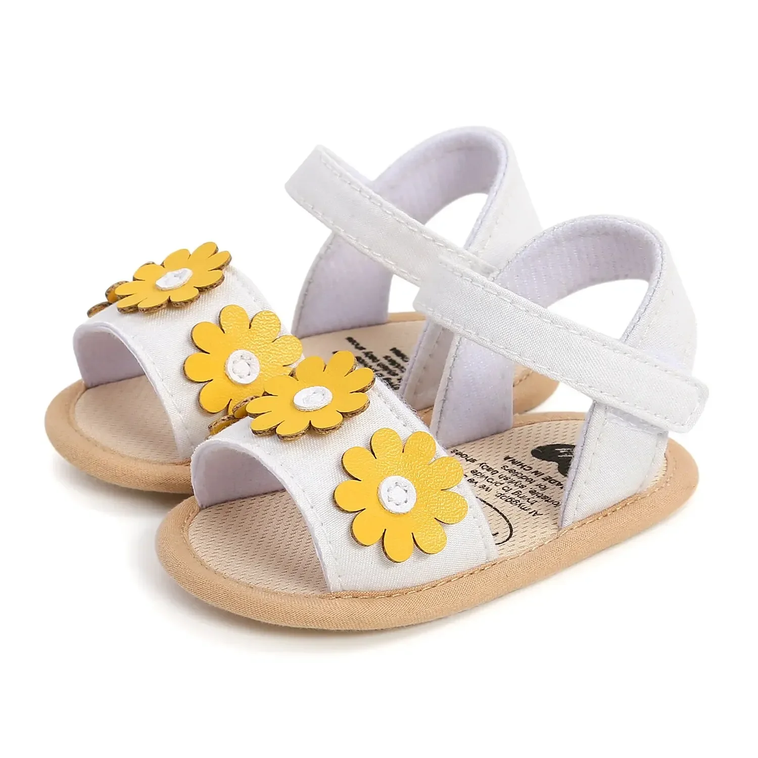 Baby Mädchen Sandalen Mode Sommer cool Neugeborenen Sandale idyllische Blume weiche Anti-Rutsch-Kleinkind Baumwolle Sohle bequeme Schuhe