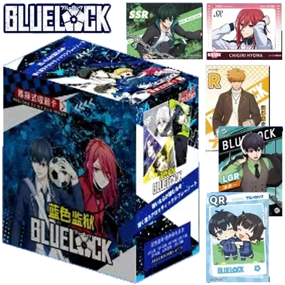 BLUE LOCK Collection Card For Children Isagi Yoichi Bachira Meguru Nagi Seishiro Hot Blooded Anime Limited Game Card Kids Gifts