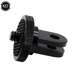 Aluminum Alloy 1/4 inch Mini Tripod Adapter Mount for GoPro Hero 12 9 8 7 5 Black Sjcam M10 Xiaomi Yi 4K Eken Go Pro Accessory