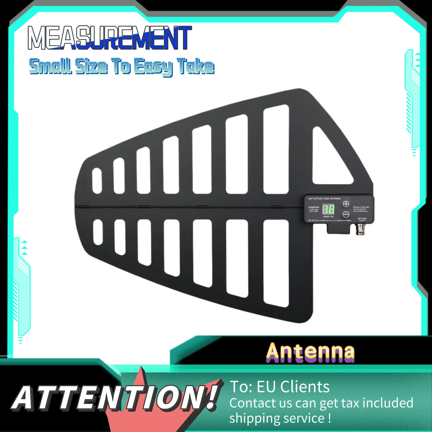 LCZ Audio SP-288 sistema di distribuzione e gestione dello spettro dell'antenna UHF distributore di antenne a 16 canali per microfono Wireless
