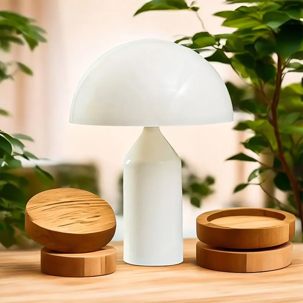 

Brightness Adjustable Minimalist Mushroom Touch Pat Light Creative Dimmable Atmosphere Light Modern Table Lamp Bedside