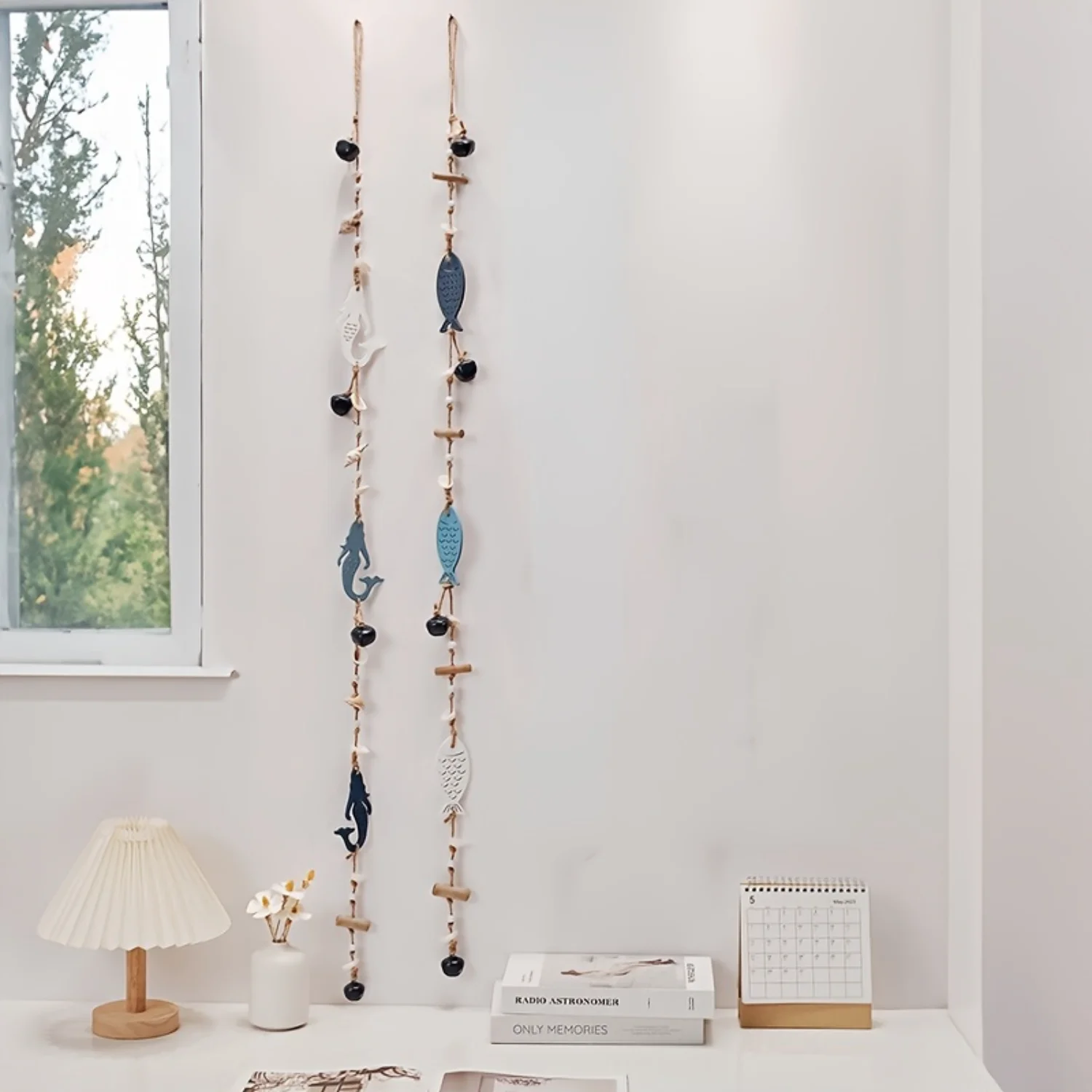 

Seashell Wind Chime - Mediterranean Design - Dining Room/Living Room Wall Decor