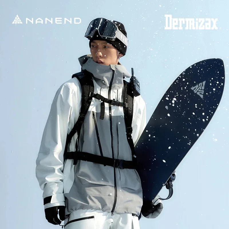 NANEND snowboarding jacket 3L, warm, waterproof, wear-resistant, men's and women's skiing clothing, skiing equipm