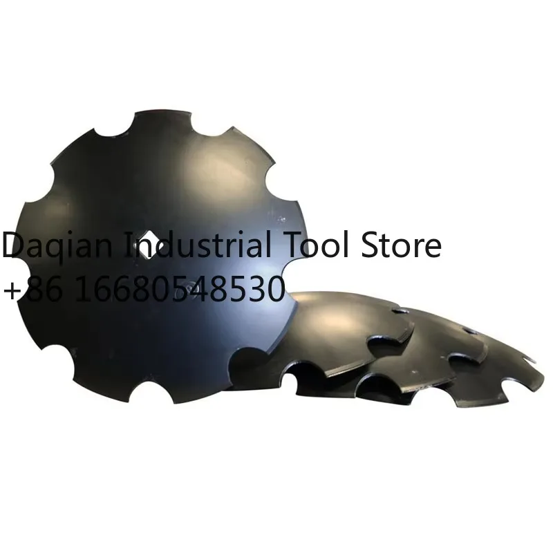 7rt380mm Seeder accessories disc riveting sowing disc rake/disc blade