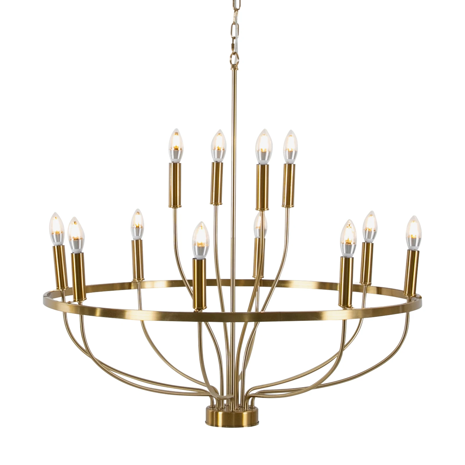 

Потолочный светильник с 12 патронами, ретро-люстра в форме свечи для столовой, индустриальный подвесной светильник