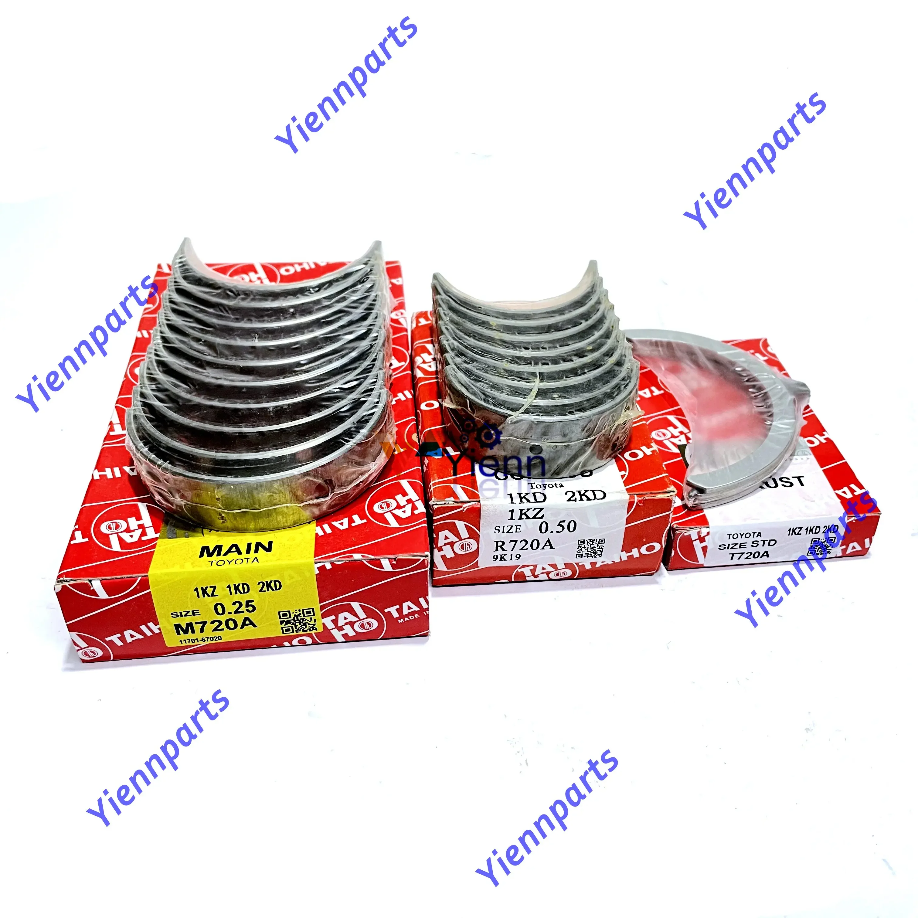 

Для TOYOTA 1KZ 1KD 2KD основный шатунный подшипник коленчатого вала подходит для Land Cruiser 1KD 1KD-FTV запасные части для двигателя