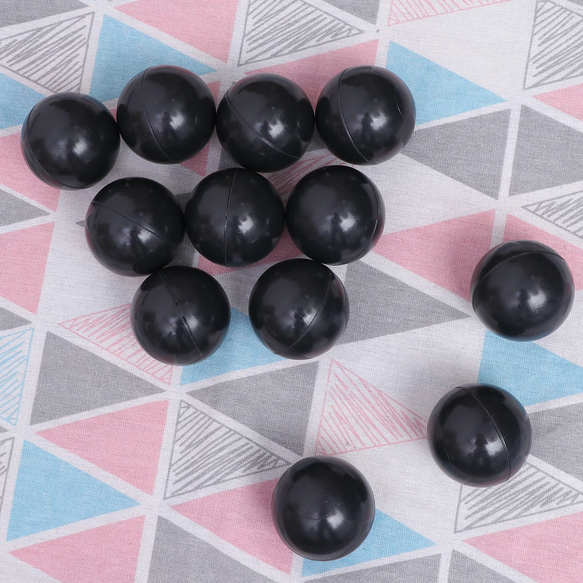 50개 플라스틱 공 어린이 장난감 목욕 장난감 교육용 바다 공 빈자리 안전 PE 소재 장난감 공 세트 놀이집 수영장용