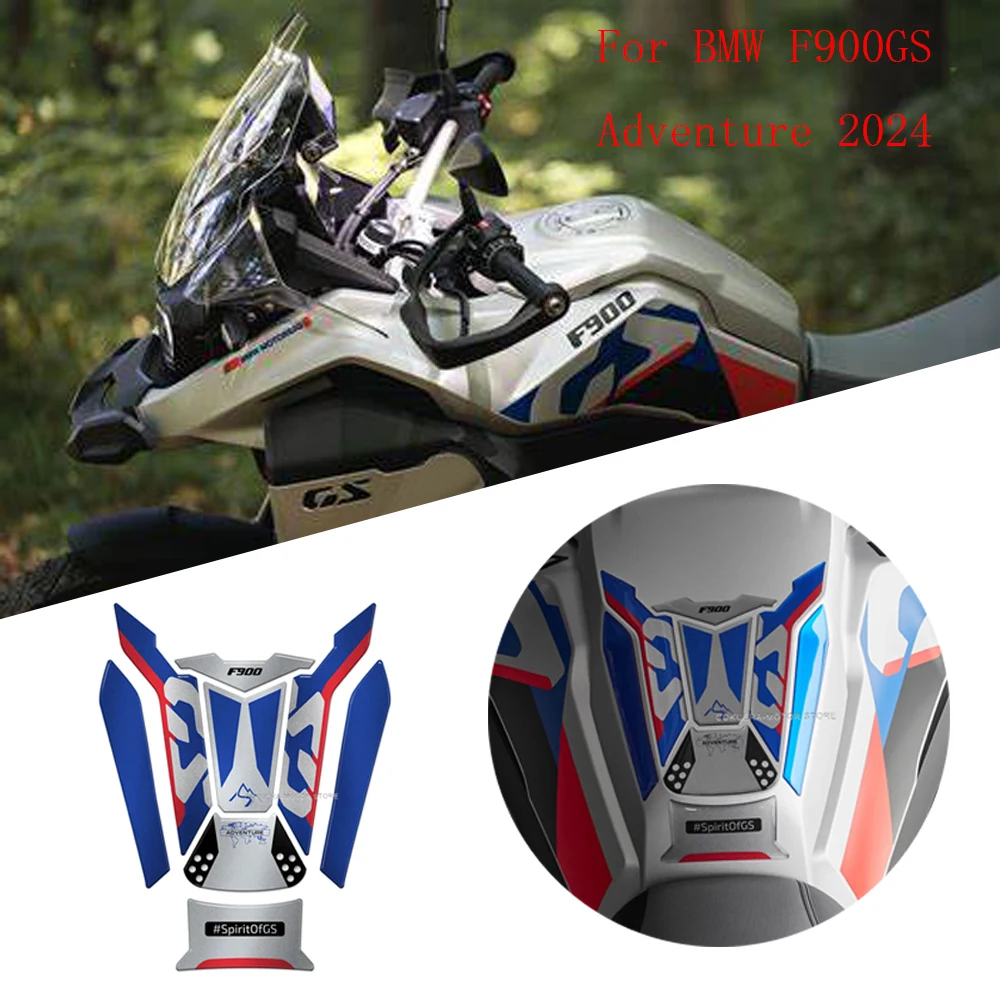 3D Epoxy Resin adesivo protetor para BMW, F900GS, F 900 GS Adventure, Acessórios da motocicleta, Tanque Pad Etiqueta, 24