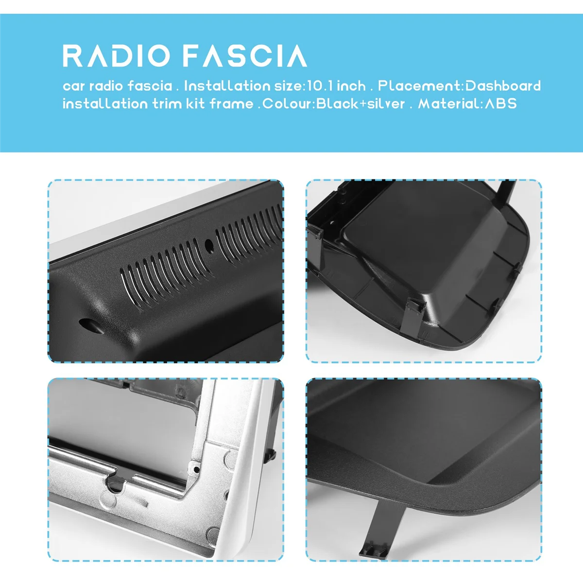 Car Radio Fascia para Nissan Sentra 2001-2006, DVD Stereo Frame, Adaptador de Placa, Instalação Traço de Montagem, Moldura, 2 Din