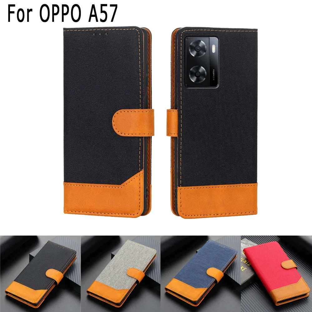 Book Case For OPPO A57s Flip Cover Magnetic Wallet Card Holder Phone Funda de OPPO A56s 5G A57 5G 4G PFTM20 CPH2387 Leather Case