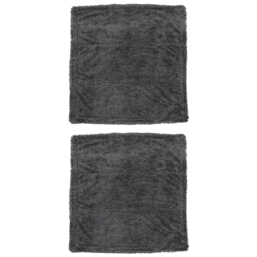 

2 Pcs Car Wash Towel Supplies Microfiber for The Drying Detailing Washing Cleaning Cars Towels Thicken Brush