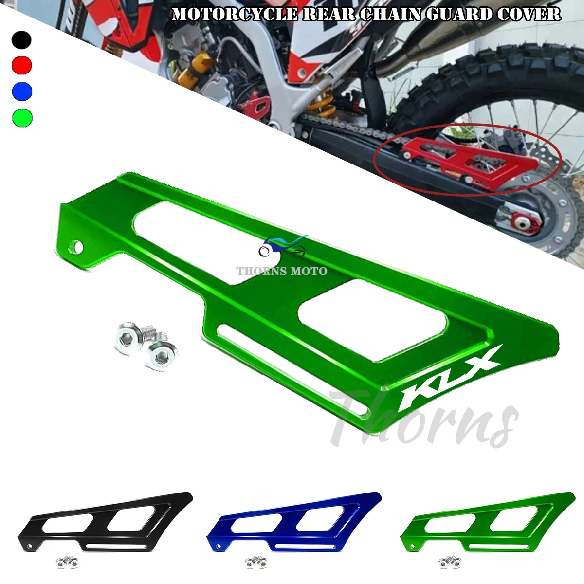 

Motorcycle Accessories Rear Sprocket Guard Drive Chain Cover Protector For KAWASAKI KLX 125 110 140 KLX150 KLX 230 KLX 250