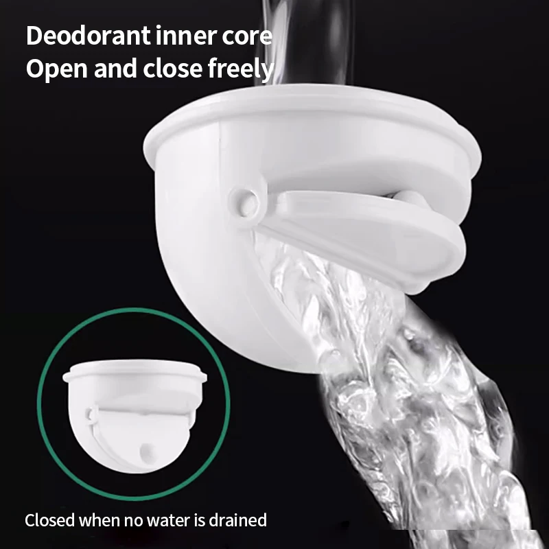 Flip-Top Gootsteen Afvoer Intrekbaar Deodorisatiefilter Flexibele Downspout Badkamer Gootsteen Anti Verstopping Keuken Accessoir