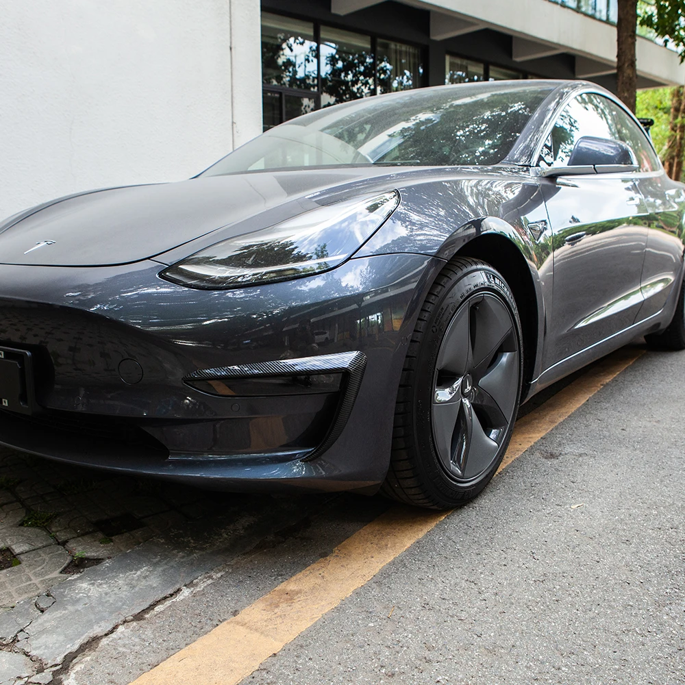 

Чехол для передних противотумансветильник р Tesla, модель 3 2017-2021, аксессуары для автомобиля, АБС-пластик