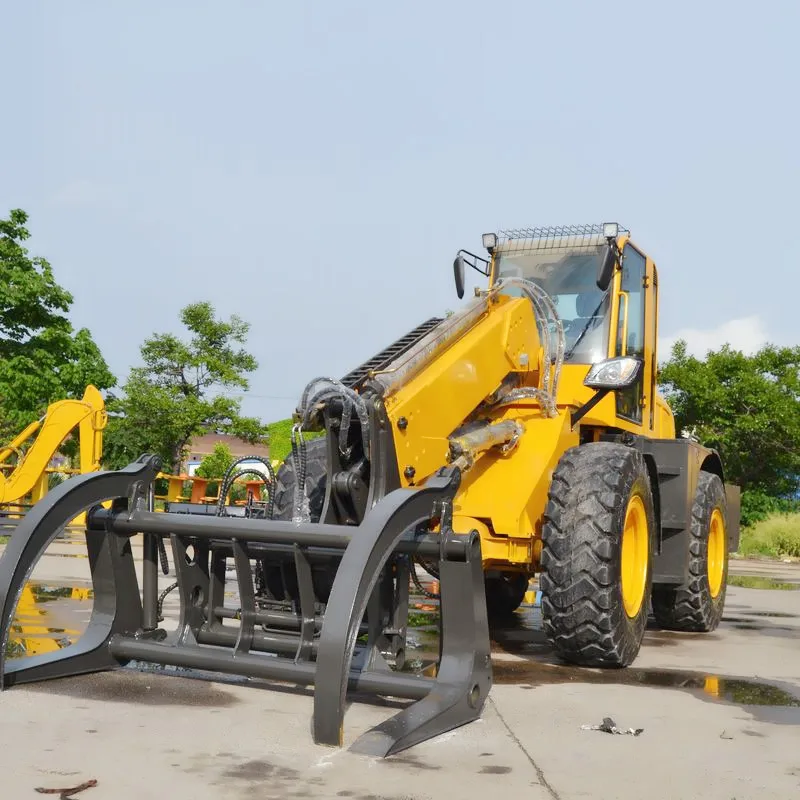 Telescopic Boom Loader Wheeled Multifunctional Construction Machinery Forklift TL2500 Telescopic Boom Crane Forklift Loader