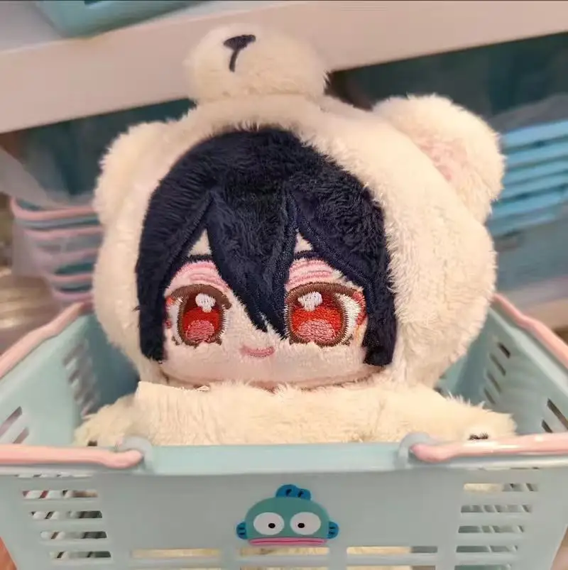 10cm 사쿠마 레이 앙상블 스타즈 봉제인형 어린이 장난감 코스프레 플러시 펜던트 백팩 수집용 모델 인형 크리스마스 생일 선물