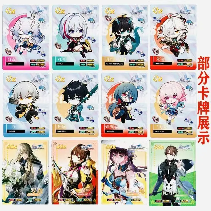 Honkai Star Rail Card Zeldzame verzamelkaarten Game Genshin Impact Honkai Star Railway Anime Merchandise Verzamel festivalgeschenken