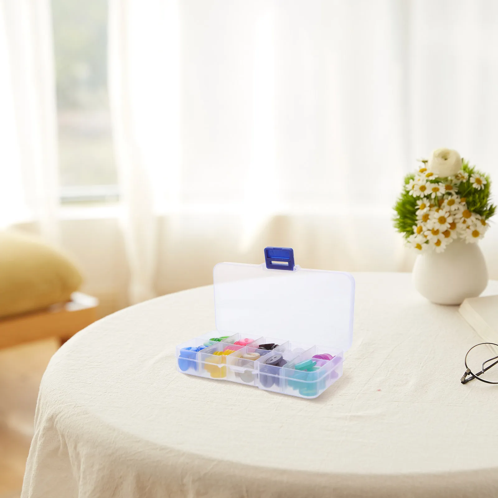 

150pcs 1 Box 14Mm Resin Fish Eye Buttons 2-Holes Assorted Color For Sewing Diy Crafts Scrapbooking Sweater Shirt Coats Clothing