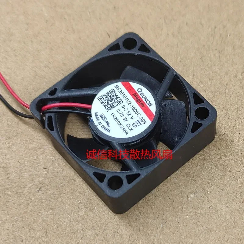 for MF30101V2-1000C-A99 12V 0.7W Original SUNON Built-in 3010 Cooling Fan 3CM