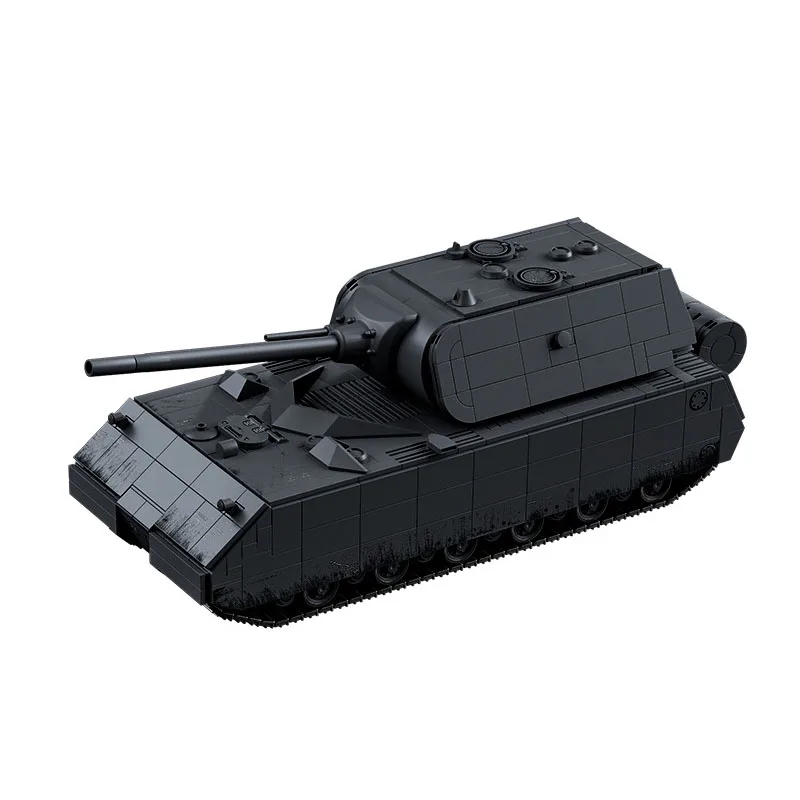

IN STOCK MOC 1:28 Ww2 Wilitary Panzer VIII Maus Tank Building Blocks Bricks Assembling Model Toys for Children Birthday Gift