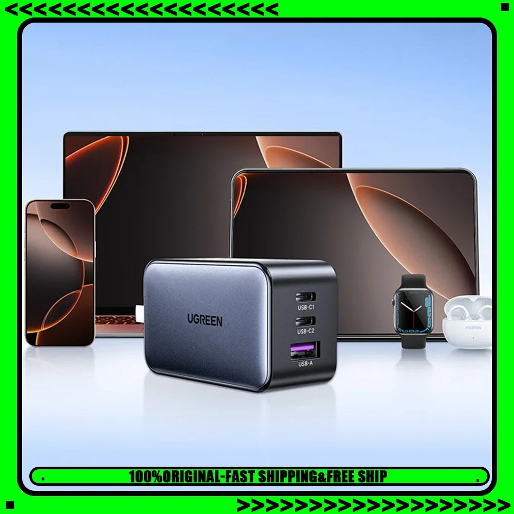ugreen-65w-gan充電器-クイックチャージ40-30-usb-c充電器-iphone-17-16-15-pro-max-ノートパソコン-macbook-air-タブレット-pd急速充電器