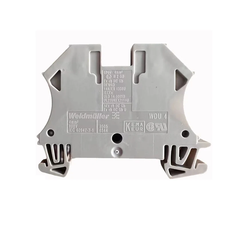 1020100000 Terminal Block 4mm Terminal Block WDU 4 100Pcs New For Weidmuller