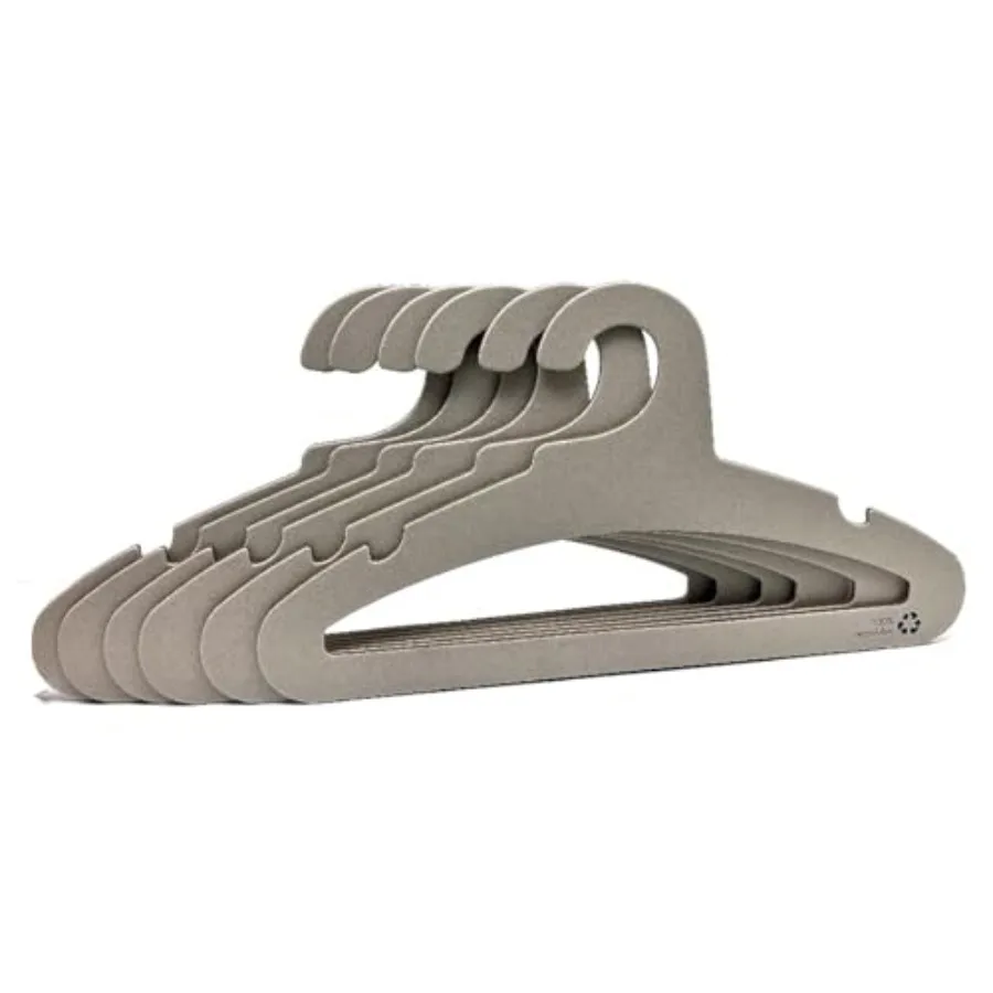 

20Pack 7" Adult Clothes Coat Eco Recyclable Paper Cardboard Shirt Hangers