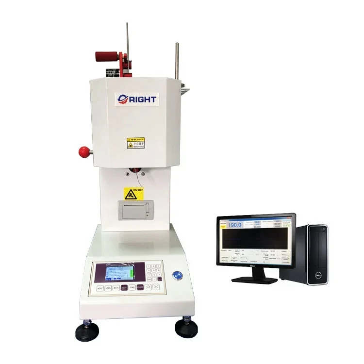 ASTM D1238 Melting Point Apparatus Thermoplastics Melt Flow Index Polymer Melt Flow Rate Tester For Plastic