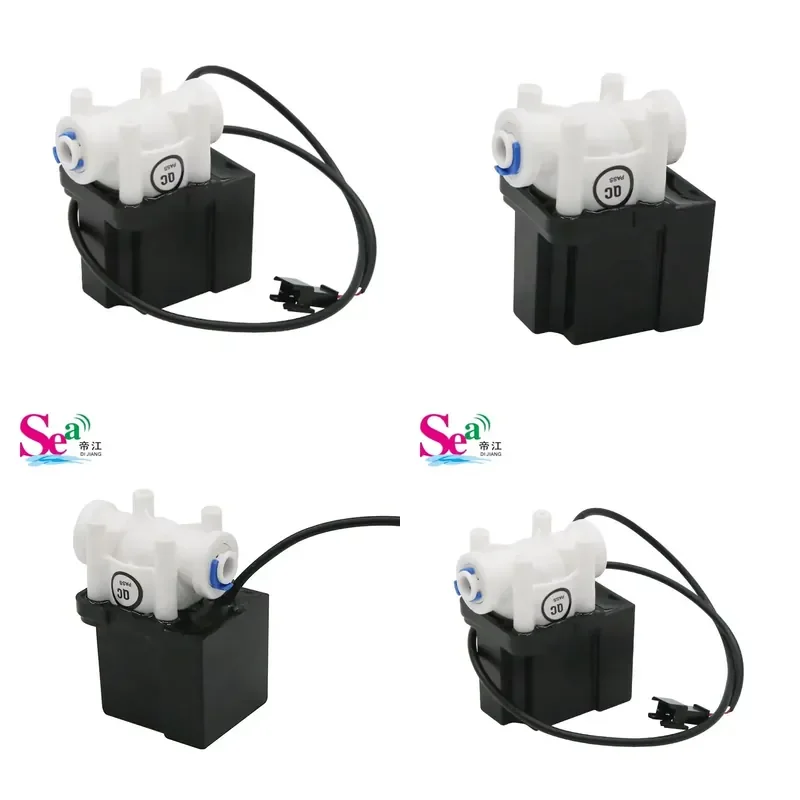 

1/4'' 3/8'' PE Tube Quick-plug Solenoid Valve Farm Animal Feeder Solenoid Valve Fully sealed Normally Closed DC12V