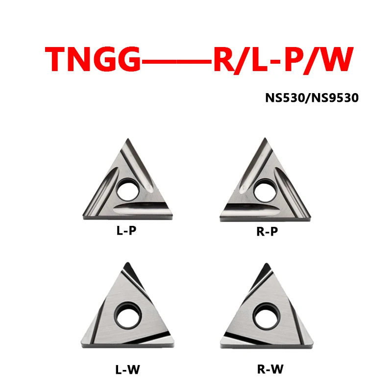 

100% Original Inserts TNGG TNGG160404 TNGG160404L-P TNGG160402 TNGG160408 NS9530 TH10 CNC Lathe Inserts Turning Cutting Machine