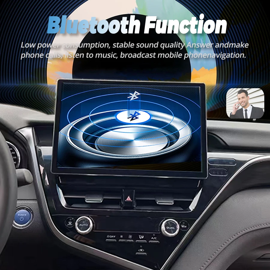 12GB 256GB 13.3inch Android Car Multimedia Player For Totoya Camry 2021 2022 Hybrid JBL Stereo GPS Navigation Carplay Head Unit