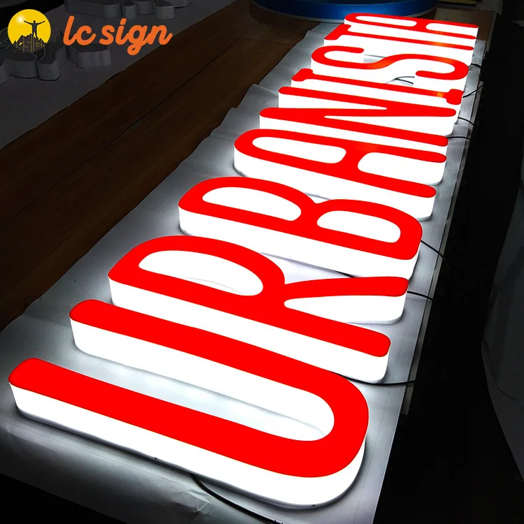 

Manufacturer Custom Waterproof Led Illuminated Outdoor Light 3D Channel Letters Sings Store Front Signs for smoke shop sign