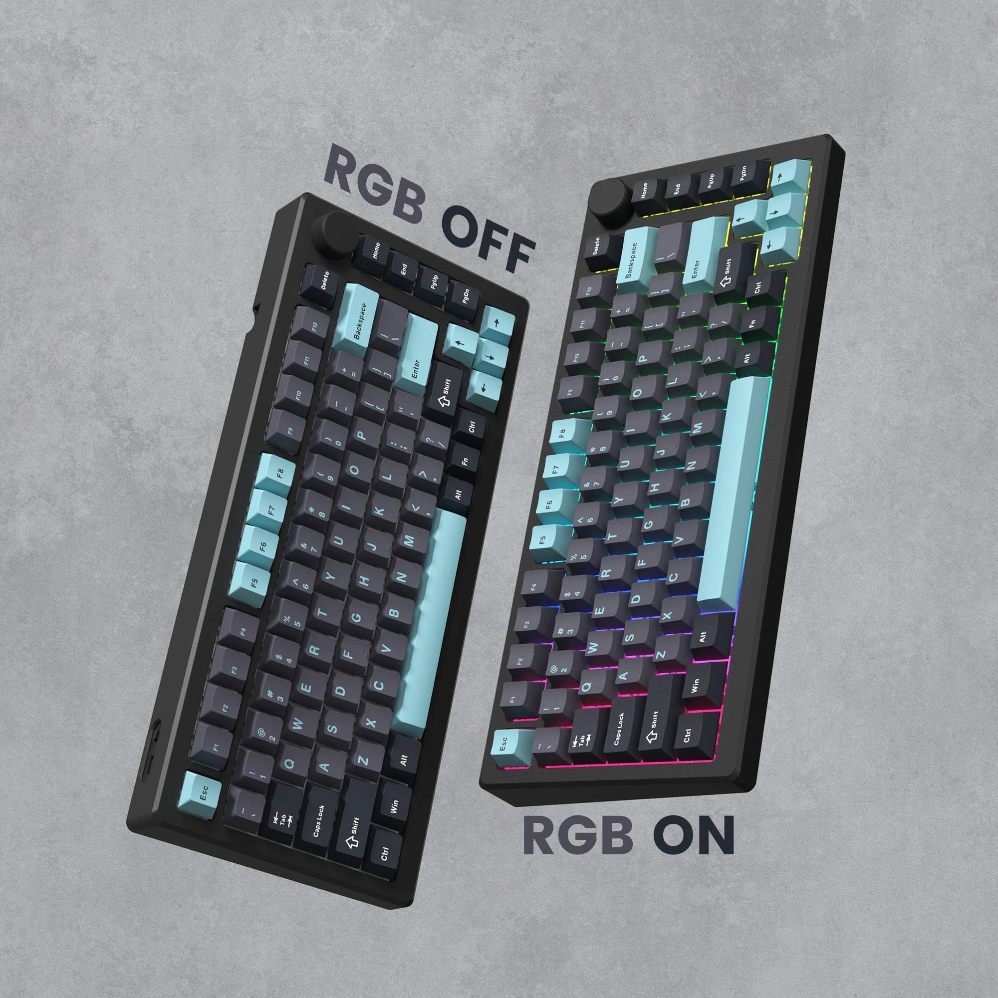 138 teclas retro cinza azul pbt keycap duplo tiro cereja perfil