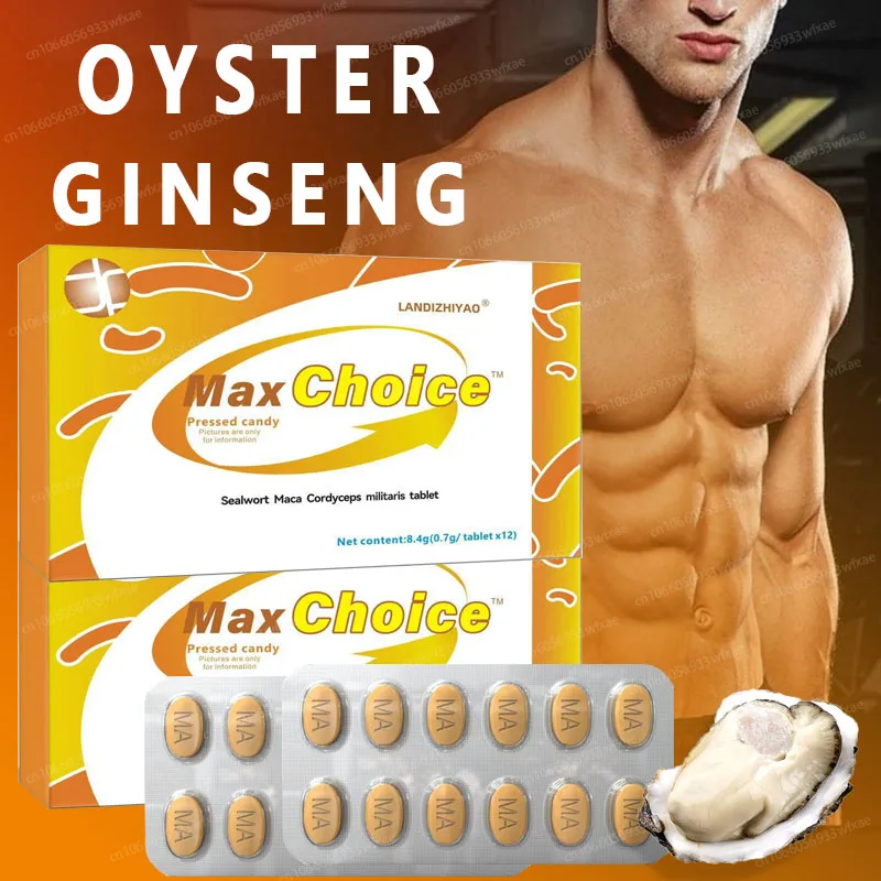 

1/5/10/20Boxes Maca Oyster Tablets Men Supplement