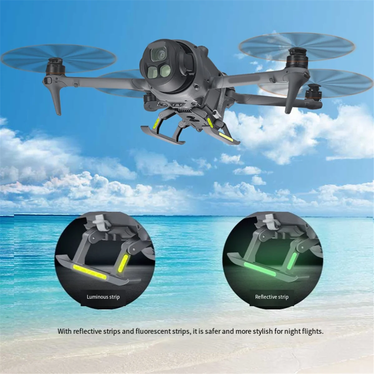 2025 New- For 4 PRO Heightening Landing Stand Quick Disassembly Gimbal Protection 4 Pro Heightening Foot for