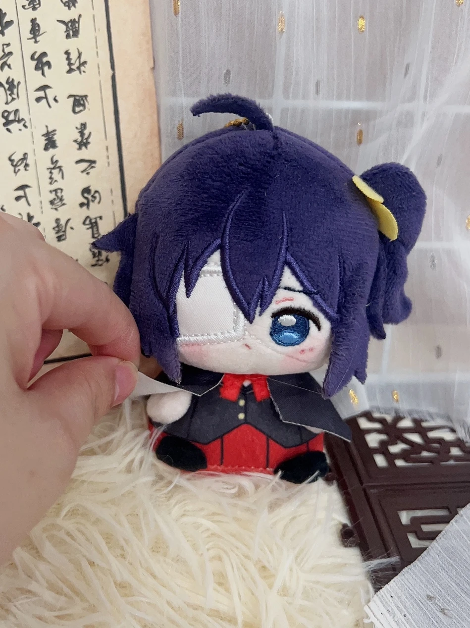 Anime Love Chunibyo & Other Delusions Takanashi Rikka Keychain  Cosplay Plush Doll Pendant Fans Gifts