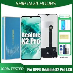 Tested AAA+ For Realme X2 Pro RMX1931 LCD Display Touch Digitizer Screen Assembly Replacement Parts 6.5