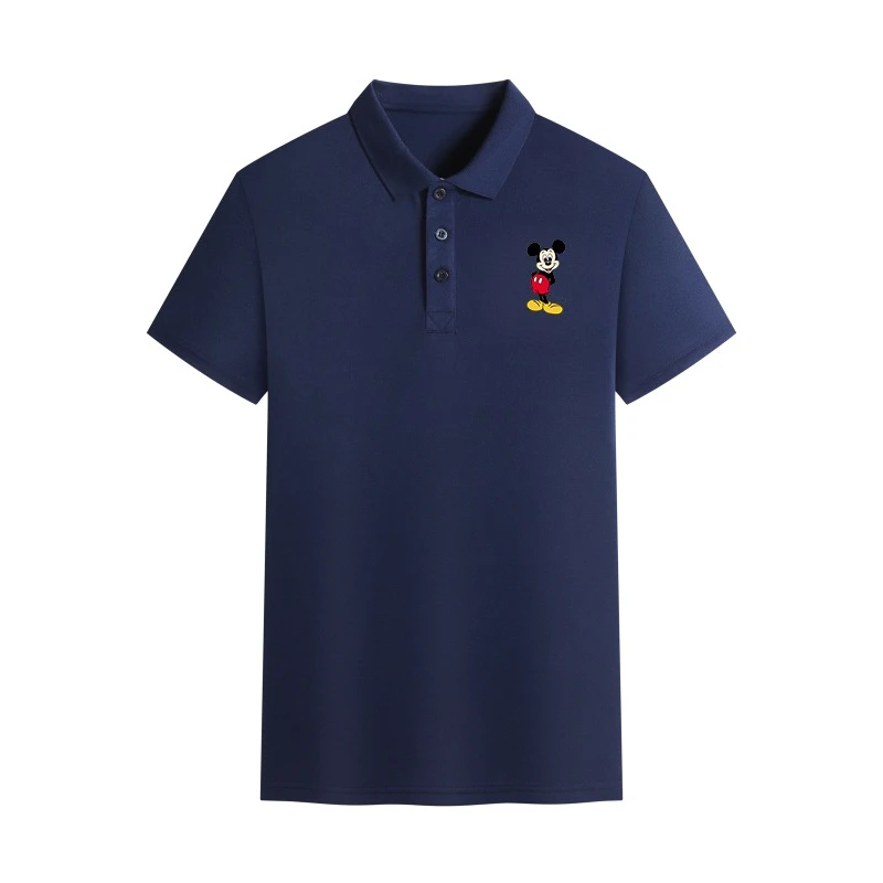 2025 صيف جديد موضة عادية قميص بولو الطباعة تصميم شخصي في الهواء الطلق الترفيه الرياضة تنفس حجم كبير