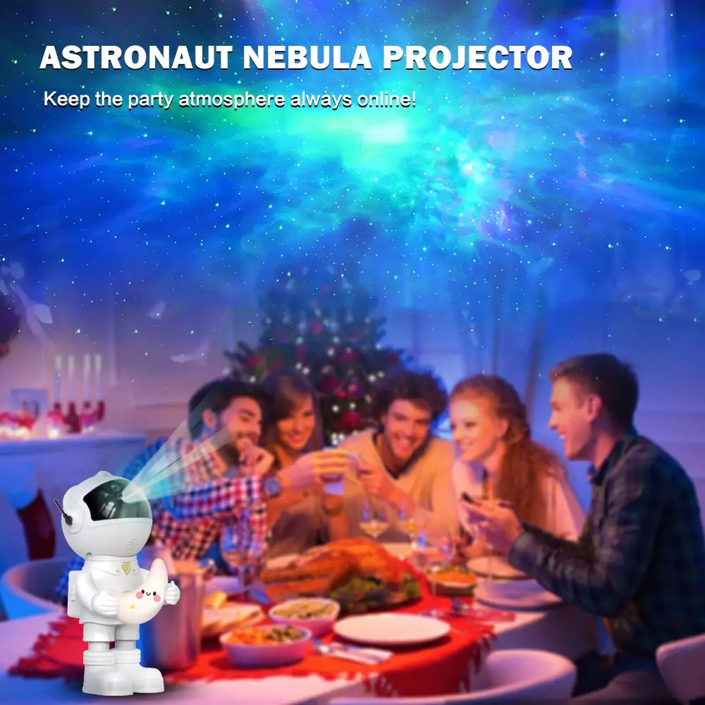 Hot Sell Star Projector Galaxy Night Light Astronaut Nebula Galaxy Space Projector Starry Nebula Gift for Kids lover for Bedroom