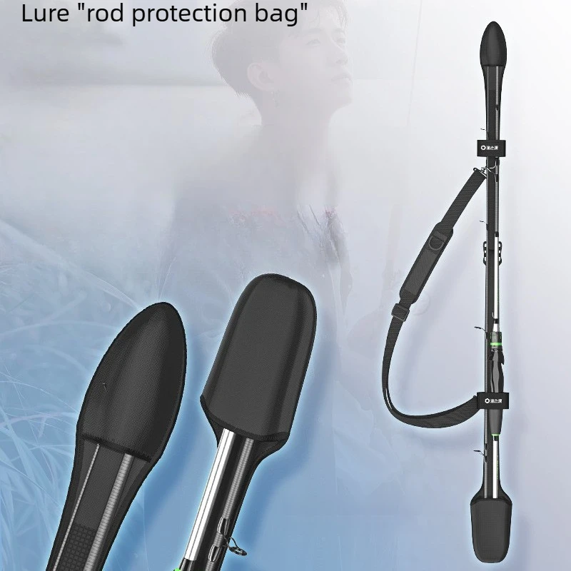 

Lure Rod Case, Adjustable Length Fishing Rod Sleeve, Durable Rod & Reel Storage Bag, Baitcasting Spinning Reel Protector