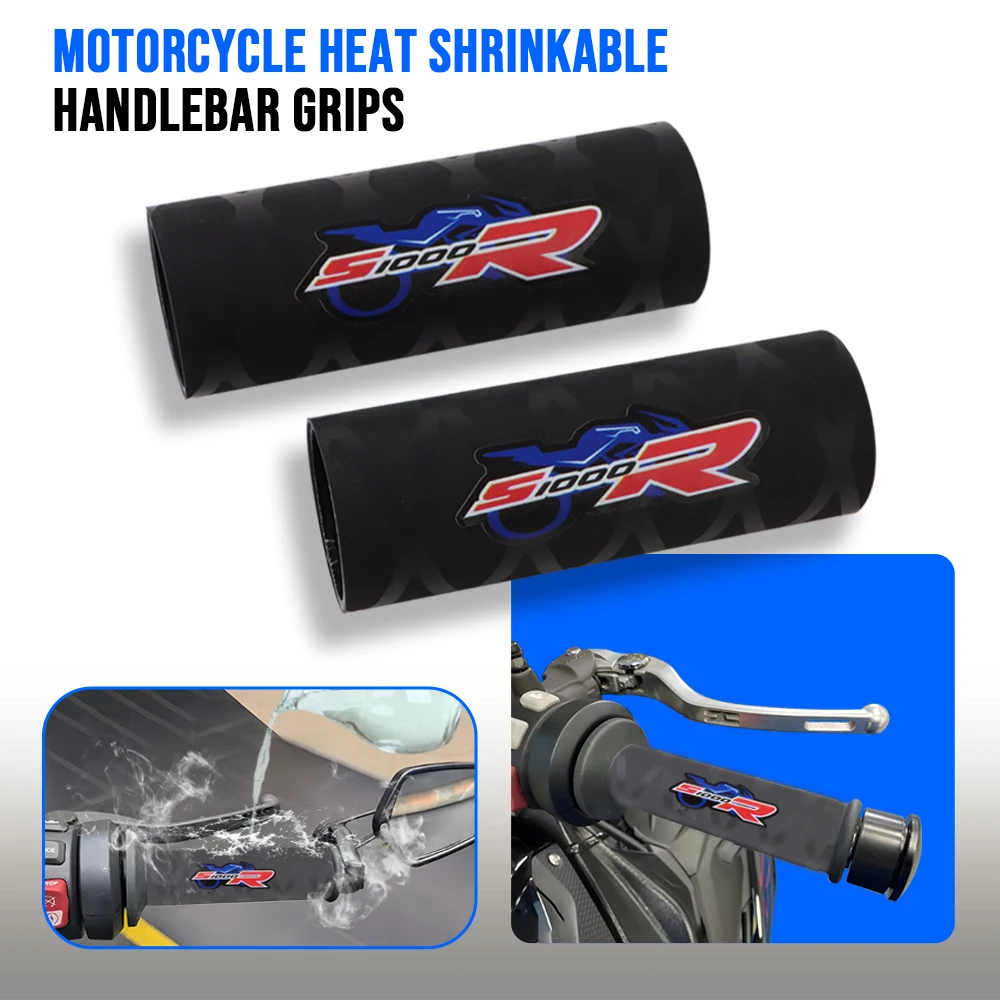 Motorcycle Heat-Shrink Handle Bar Grips Rubber Heat Shrinkable Grip  For BMW S1000R S1000r S1000 S 1000 R 2014-2025 Accessories