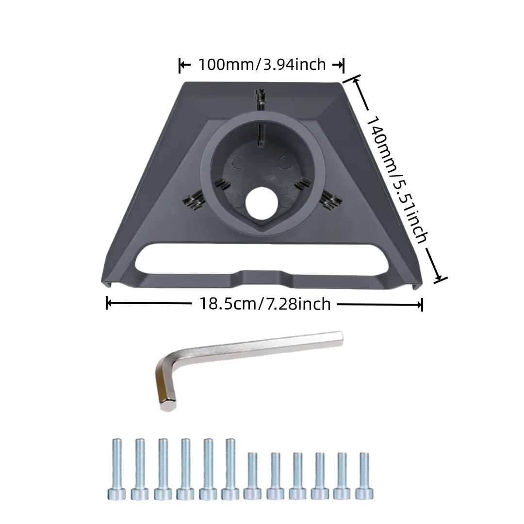 Para starlink gen 3 adaptador de tubo de montagem de liga de alumínio para starlink gen3/v3 placa de montagem telhado para starlink mini kit de montagem.