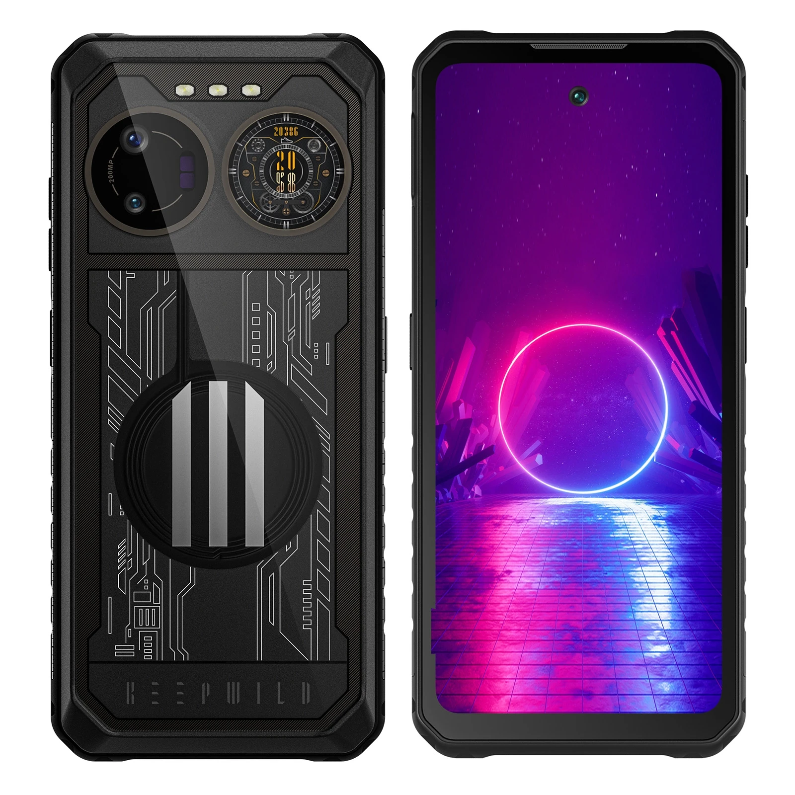 IIIF150 B2 Ultra Rugged Phone 12GB+256GB 15000mAh Battery 6.78 Inch 200MP Camera Helio G99 Night Vision 4G NFC Smartphone