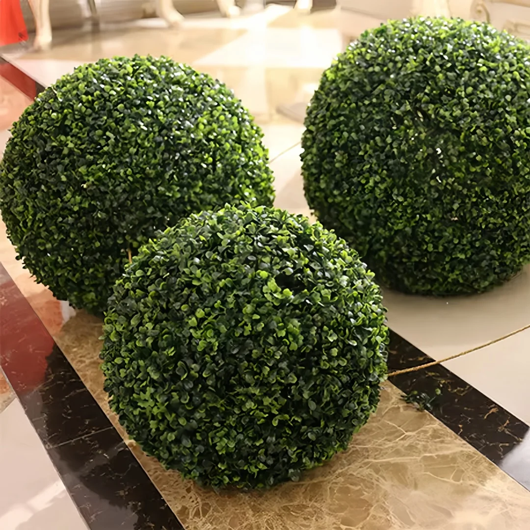 1pc Artificial Grass Topiary Balls Hanging Ball For Wedding Party Diy Hotel Home Yard Garden Decoration