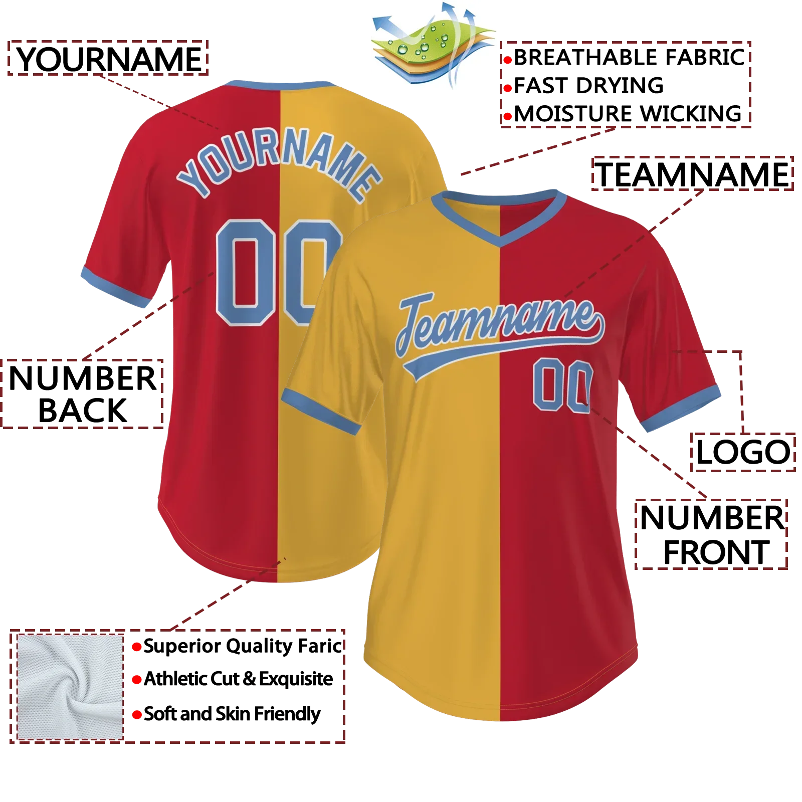 Custom Baseball Jersey Stitched/Printed Personanlized Button Down Shirts Sports Uniform for Men Women Youth